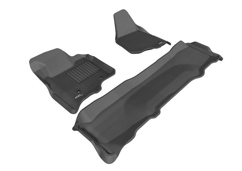Picture of 3D MAXpider ACE Kagu-Combo-Black Floor Mats - L1FR07001509