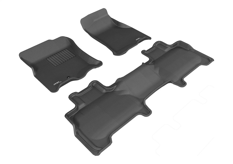 Picture of 3D MAXpider ACE Kagu-Combo-Black Floor Mats - L1FR07601509