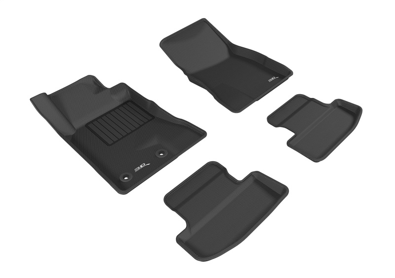Picture of 3D MAXpider ACE Kagu-Combo-Black Floor Mats - L1FR08501509