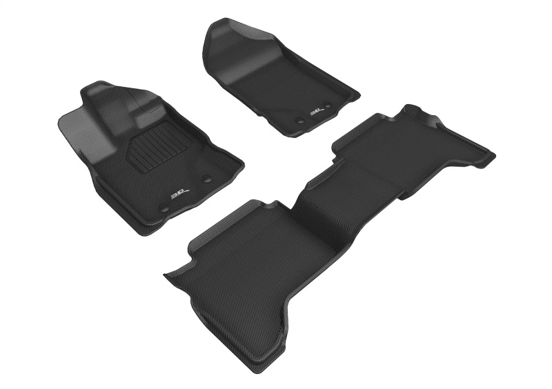 Picture of 3D MAXpider ACE Kagu-Combo-Black Floor Mats - L1FR12201509