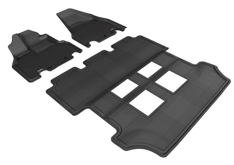Picture of 3D MAXpider ACE Kagu-Combo-Black Floor Mats - L1HD03801509