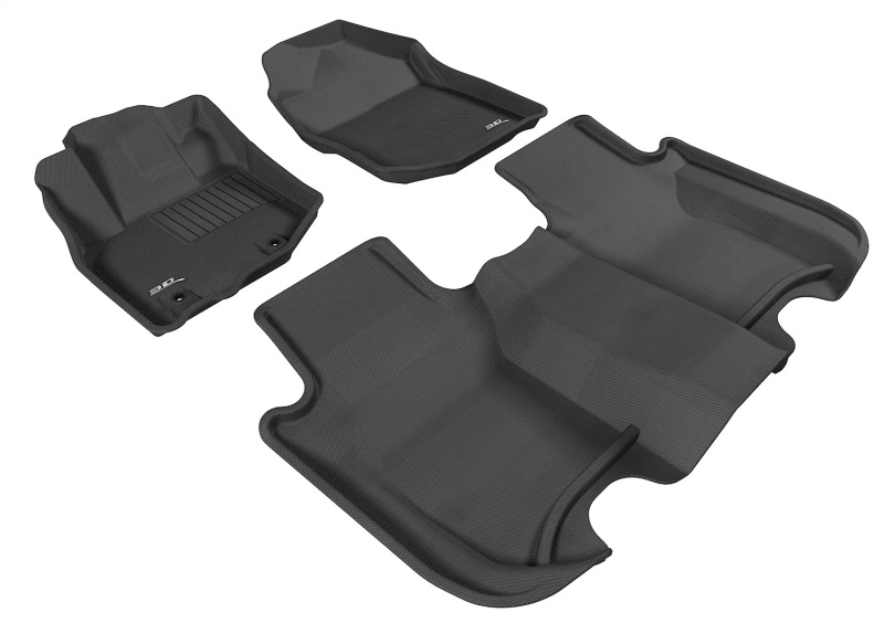 Picture of 3D MAXpider ACE Kagu-Combo-Black Floor Mats - L1HD04201509