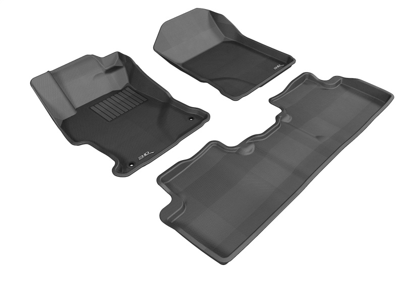 Picture of 3D MAXpider ACE Kagu-Combo-Black Floor Mats - L1HD04101509