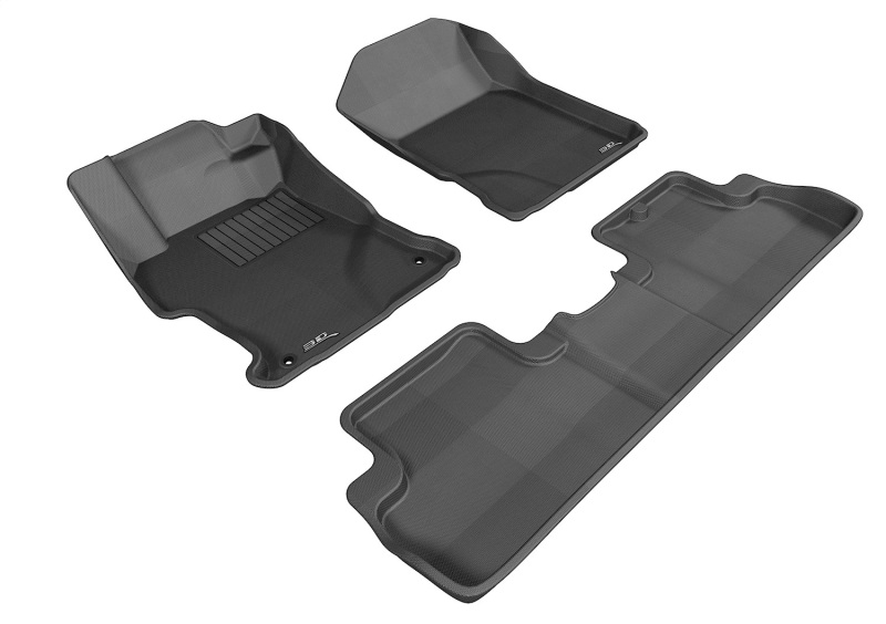 Picture of 3D MAXpider ACE Kagu-Combo-Black Floor Mats - L1HD04501509