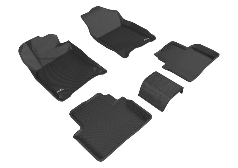 Picture of 3D MAXpider ACE Kagu-Combo-Black Floor Mats - L1HD07401509