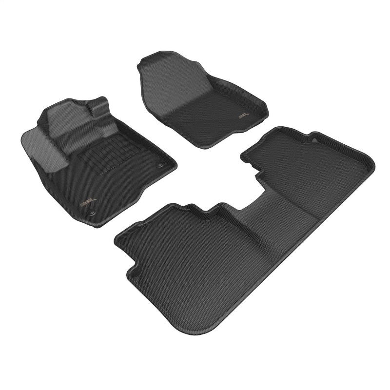 Picture of 3D MAXpider ACE Kagu-Combo-Black Floor Mats - L1HD13201509