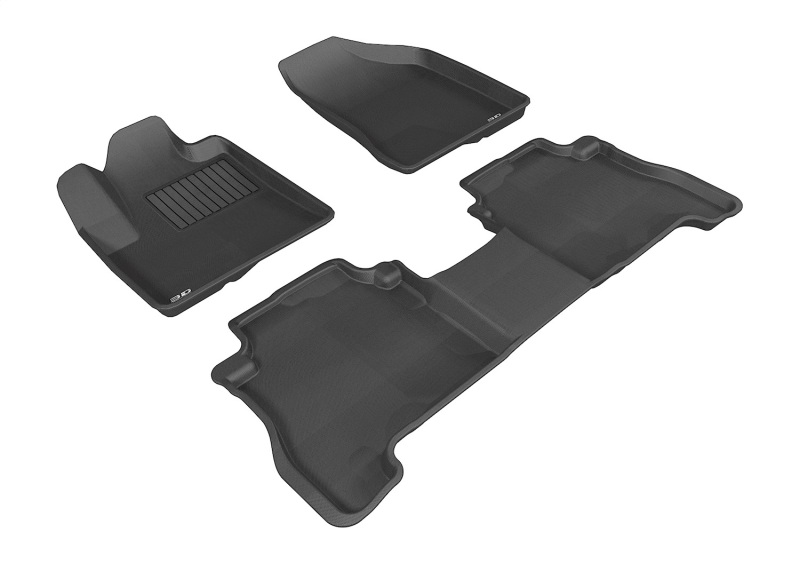 Picture of 3D MAXpider ACE Kagu-Combo-Black Floor Mats - L1HY00501509