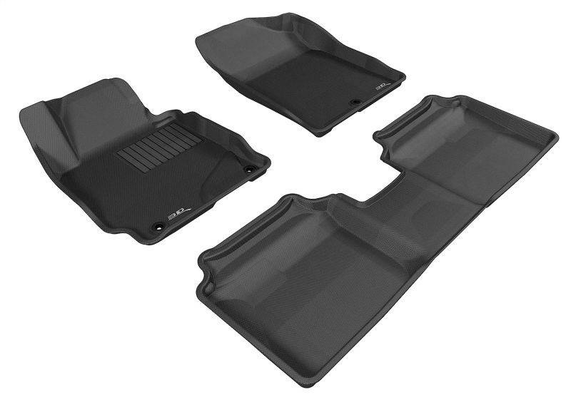 Picture of 3D MAXpider ACE Kagu-Combo-Black Floor Mats - L1HY02101509