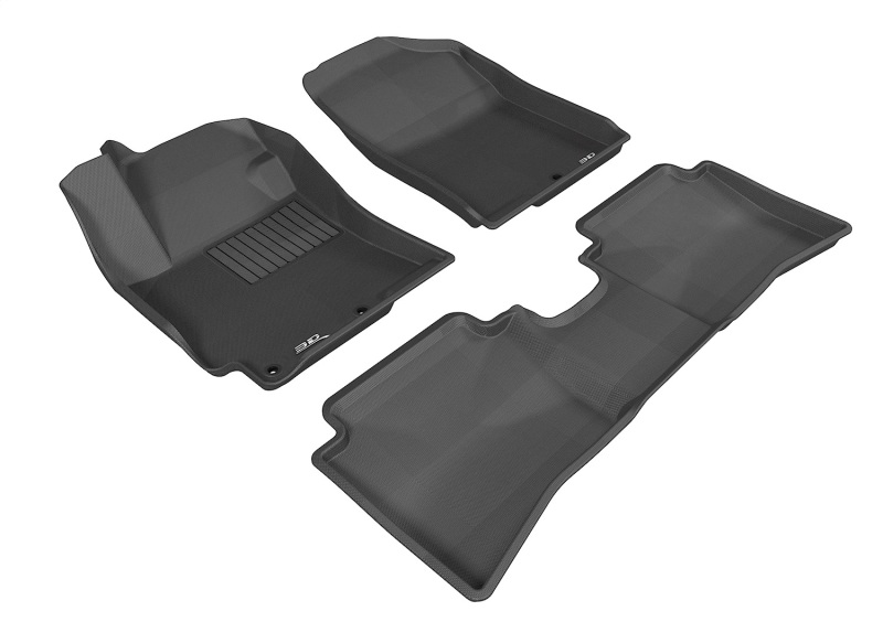 Picture of 3D MAXpider ACE Kagu-Combo-Black Floor Mats - L1HY02201509