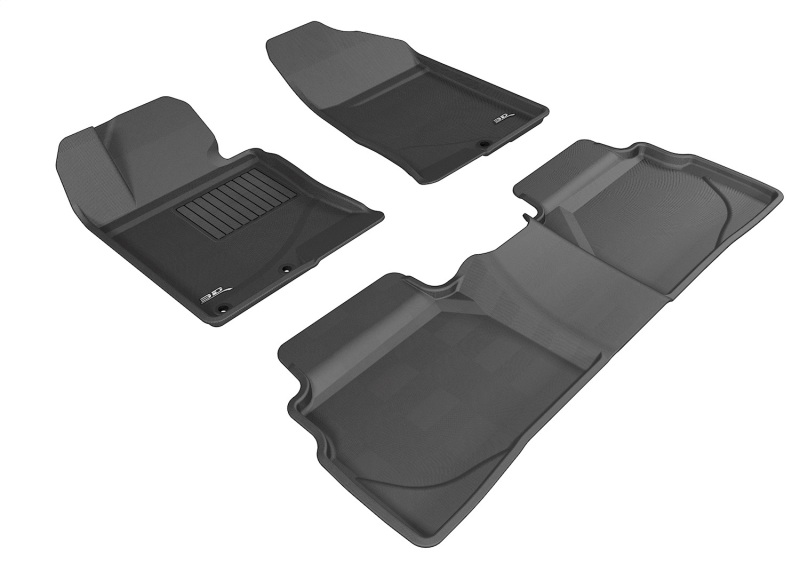 Picture of 3D MAXpider ACE Kagu-Combo-Black Floor Mats - L1HY03801509