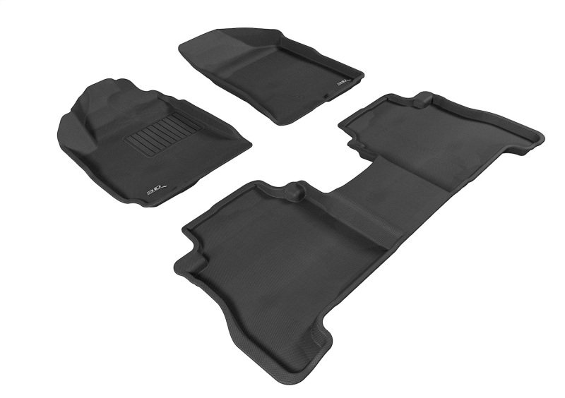 Picture of 3D MAXpider ACE Kagu-Combo-Black Floor Mats - L1HY04001509