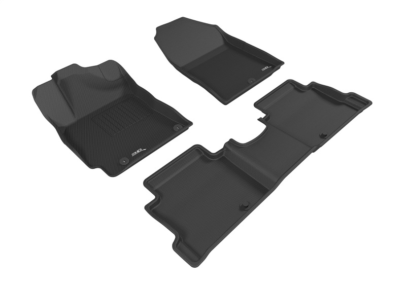 Picture of 3D MAXpider ACE Kagu-Combo-Black Floor Mats - L1HY07101509