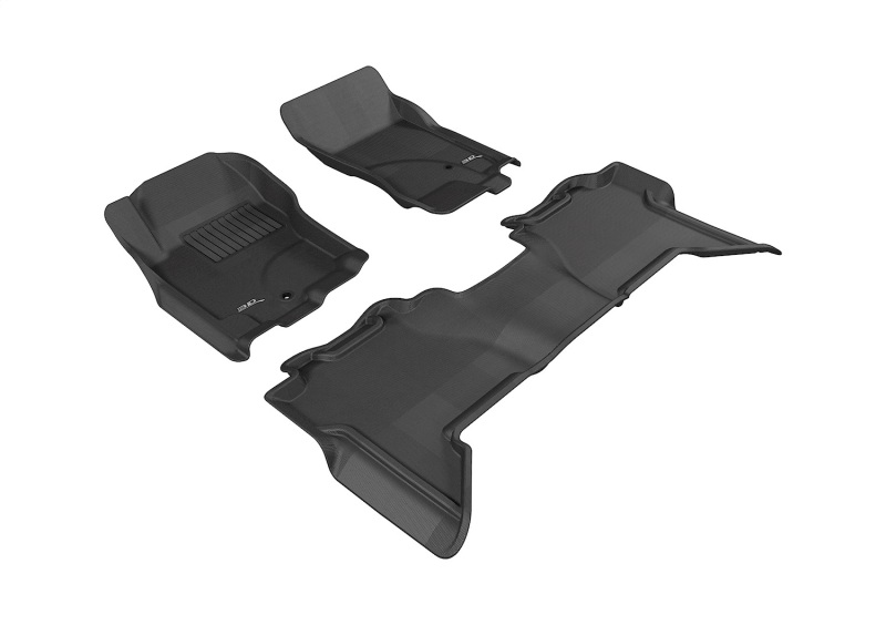 Picture of 3D MAXpider ACE Kagu-Combo-Black Floor Mats - L1NS07201509