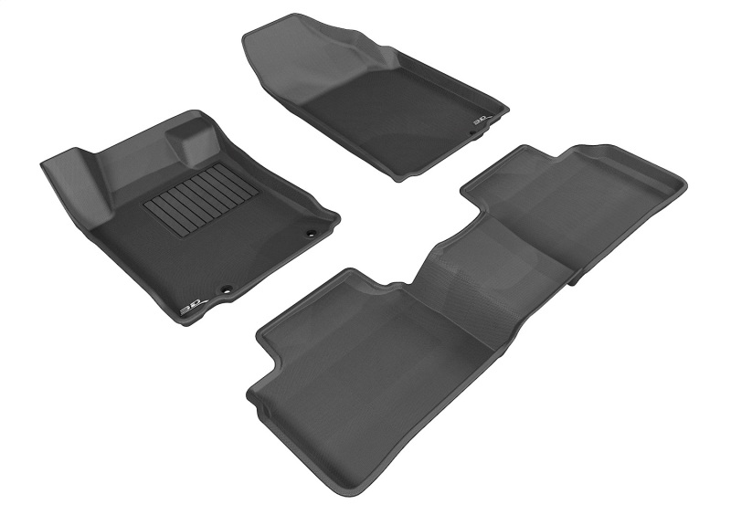 Picture of 3D MAXpider ACE Kagu-Combo-Black Floor Mats - L1NS07301509