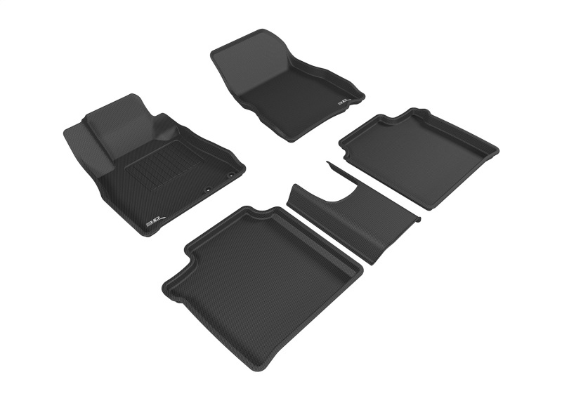 Picture of 3D MAXpider ACE Kagu-Combo-Black Floor Mats - L1NS08701509