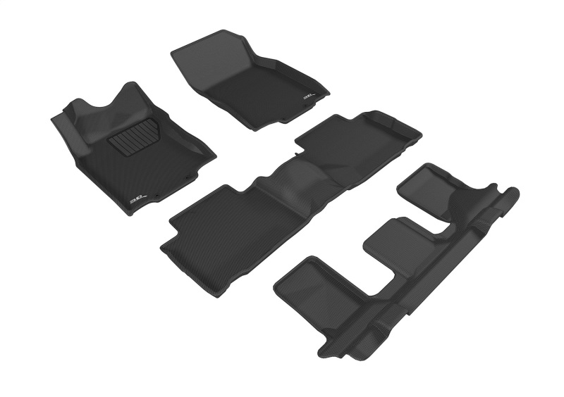 Picture of 3D MAXpider ACE Kagu-Combo-Black Floor Mats - L1NS10101509