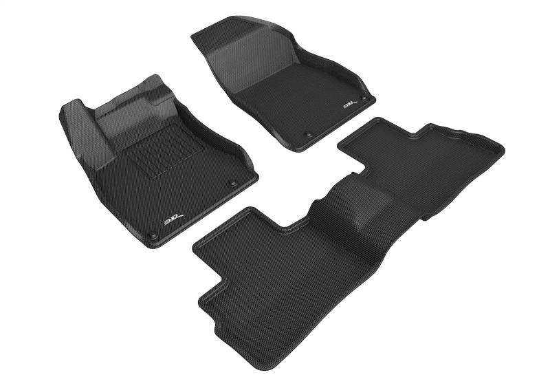 Picture of 3D MAXpider ACE Kagu-Combo-Black Floor Mats - L1NS12901509