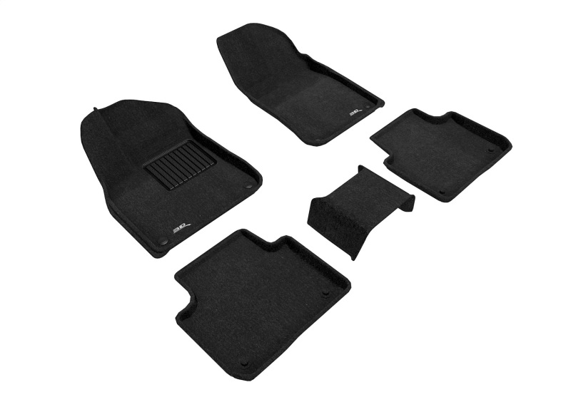 Picture of 3D MAXpider ACE Kagu-Combo-Black Floor Mats - L1PO01904709