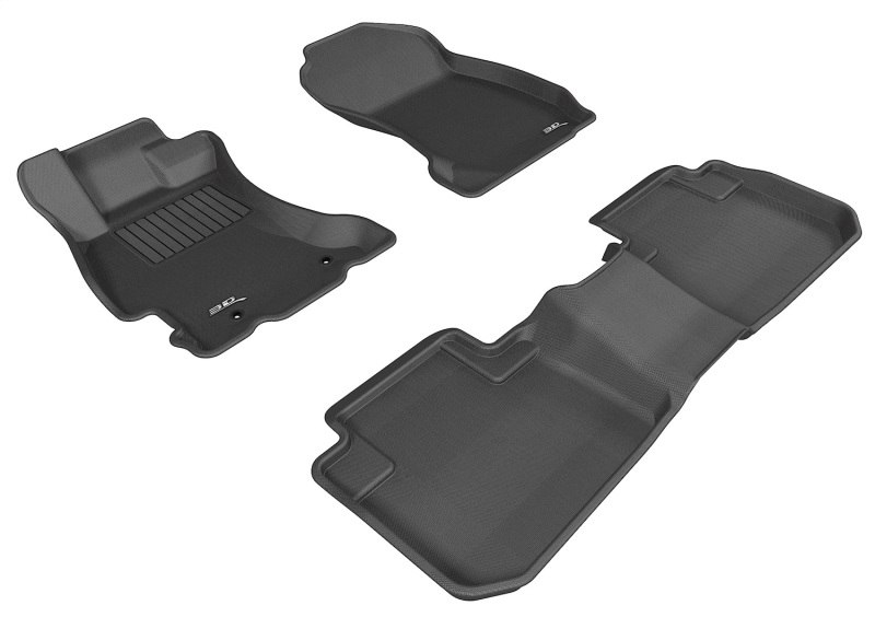 Picture of 3D MAXpider ACE Kagu-Combo-Black Floor Mats - L1SB00901509