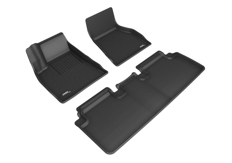 Picture of 3D MAXpider ACE Kagu-Combo-Black Floor Mats - L1TL01301509