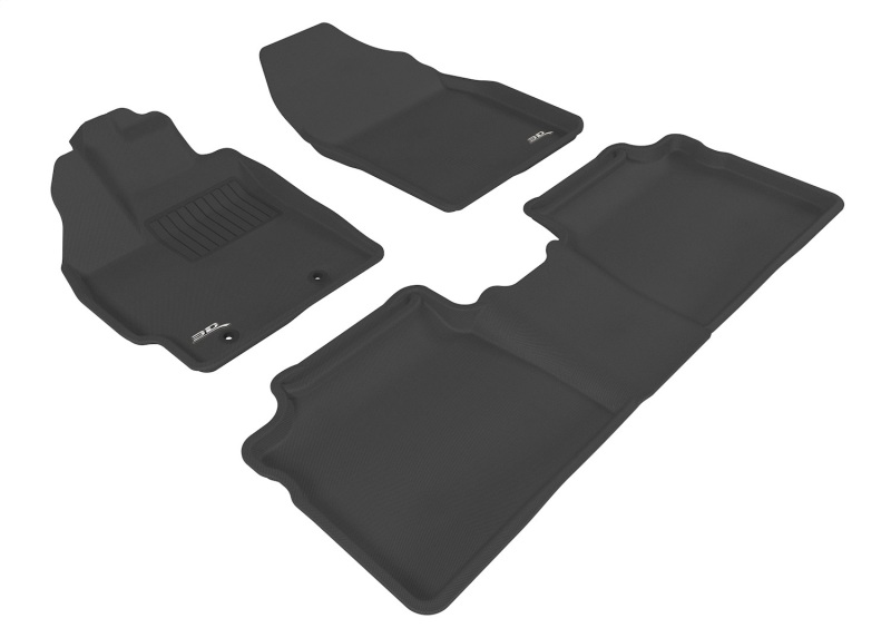 Picture of 3D MAXpider ACE Kagu-Combo-Black Floor Mats - L1TY04001509