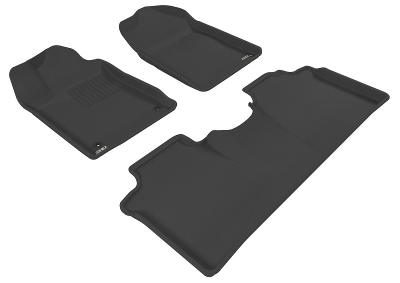Picture of 3D MAXpider ACE Kagu-Combo-Black Floor Mats - L1TY05501509