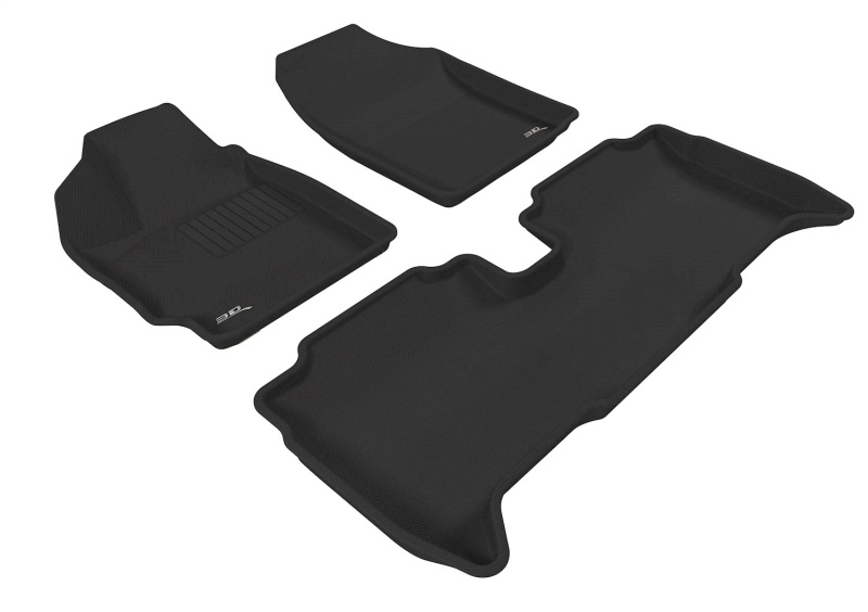 Picture of 3D MAXpider ACE Kagu-Combo-Black Floor Mats - L1TY07201509