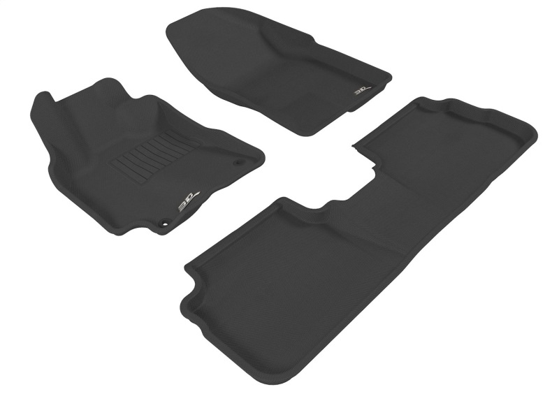 Picture of 3D MAXpider ACE Kagu-Combo-Black Floor Mats - L1TY05901509