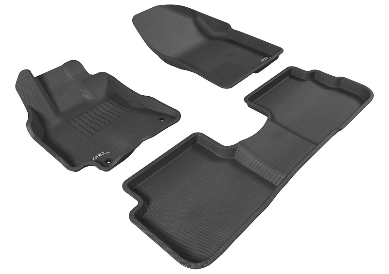 Picture of 3D MAXpider ACE Kagu-Combo-Black Floor Mats - L1TY08501509