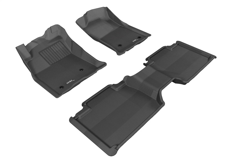 Picture of 3D MAXpider ACE Kagu-Combo-Black Floor Mats - L1TY07501509