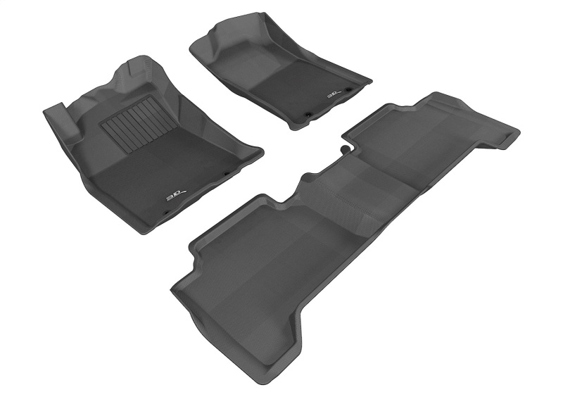 Picture of 3D MAXpider ACE Kagu-Combo-Black Floor Mats - L1TY09001509