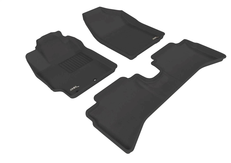 Picture of 3D MAXpider ACE Kagu-Combo-Black Floor Mats - L1TY09501509