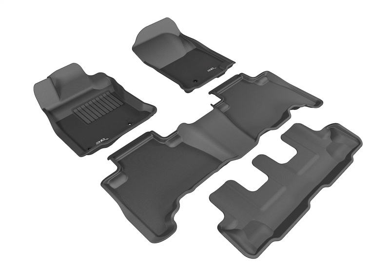 Picture of 3D MAXpider ACE Kagu-Combo-Black Floor Mats - L1TY12801509