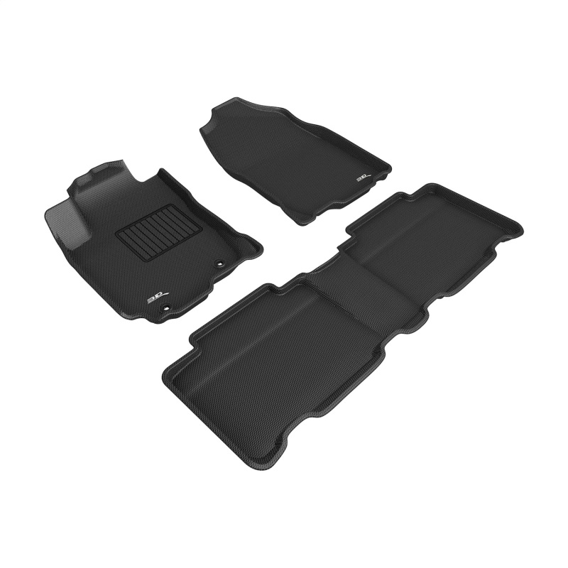 Picture of 3D MAXpider ACE Kagu-Combo-Black Floor Mats - L1TY12701509