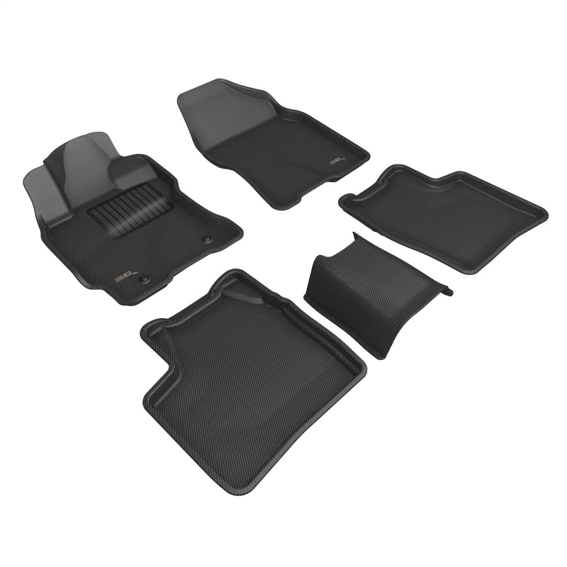 Picture of 3D MAXpider ACE Kagu-Combo-Black Floor Mats - L1TY14501509