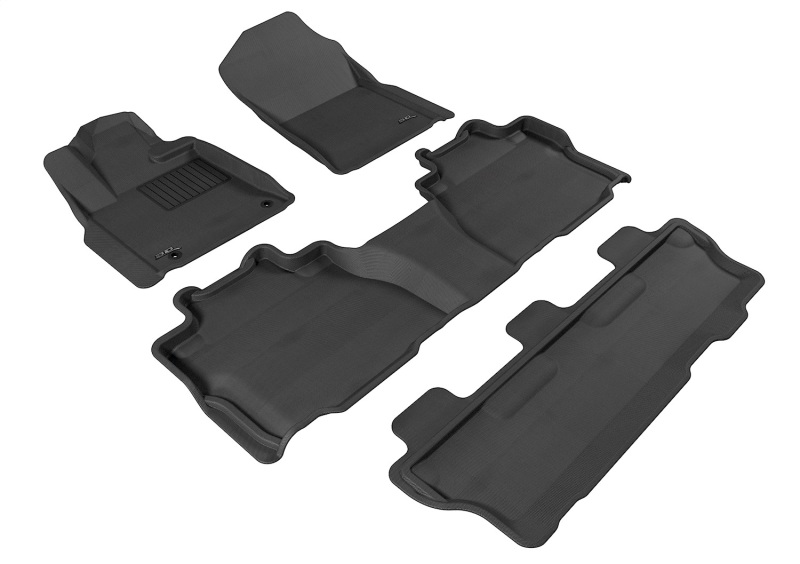 Picture of 3D MAXpider ACE Kagu-Combo-Black Floor Mats - L1TY14601509