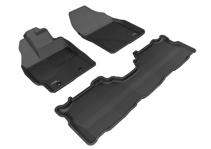 Picture of 3D MAXpider ACE Kagu-Combo-Black Floor Mats - L1TY16201509