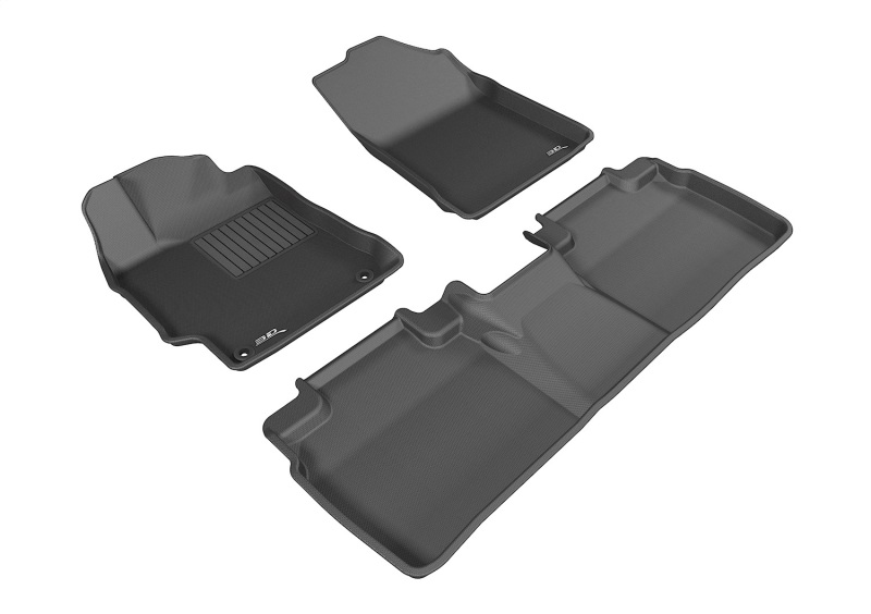 Picture of 3D MAXpider ACE Kagu-Combo-Black Floor Mats - L1TY17301509