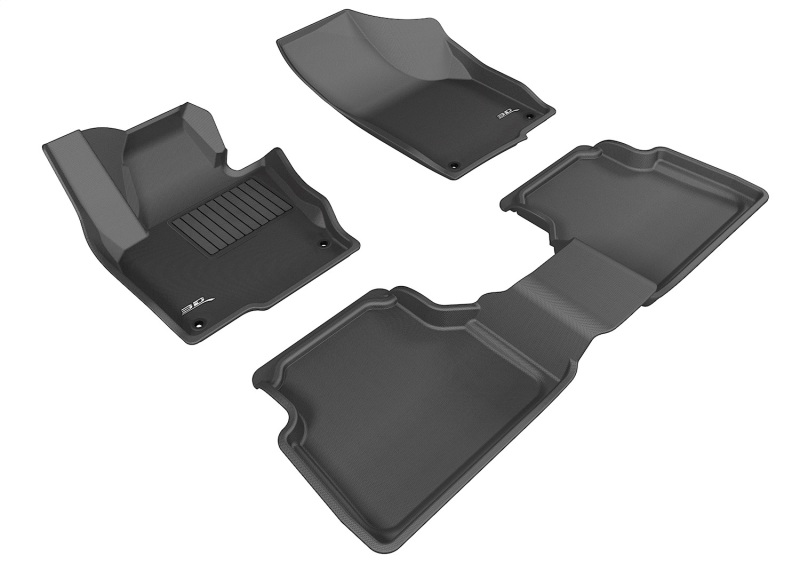 Picture of 3D MAXpider ACE Kagu-Combo-Black Floor Mats - L1VW02101509