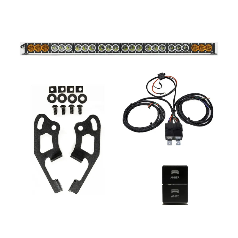 Picture of Cali Raised LED CAL Roof Rack Light Bar Kits Light Bars & Cubes - CR4284