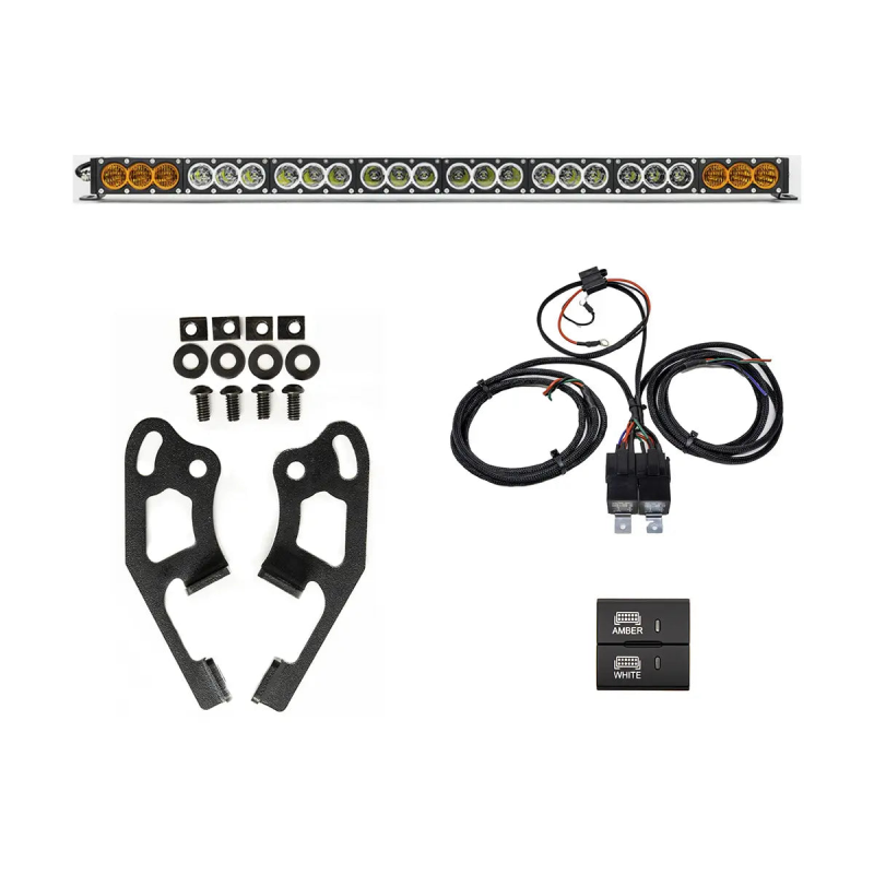 Picture of Cali Raised LED CAL Roof Rack Light Bar Kits Light Bars & Cubes - CR4285