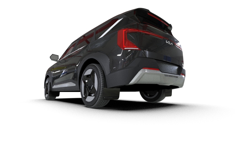Picture of Rally Armor RAL Basic Blk Flap/Blk Logo Mud Flaps - MF140-UR-BLK-MBK