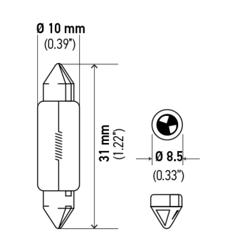 Picture of Hella Universal Glass Light Driving Lights - 6411