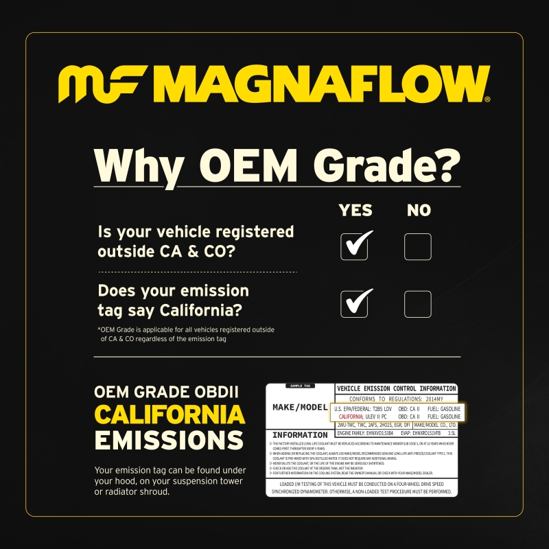 Picture of Magnaflow MAG Universal Converter Catalytic Converter Universal - 51135