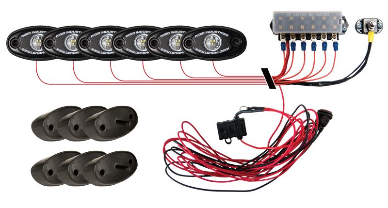 Picture of Rigid Industries RIG Rock Light Kit Sidemarkers & Indicators - 400243