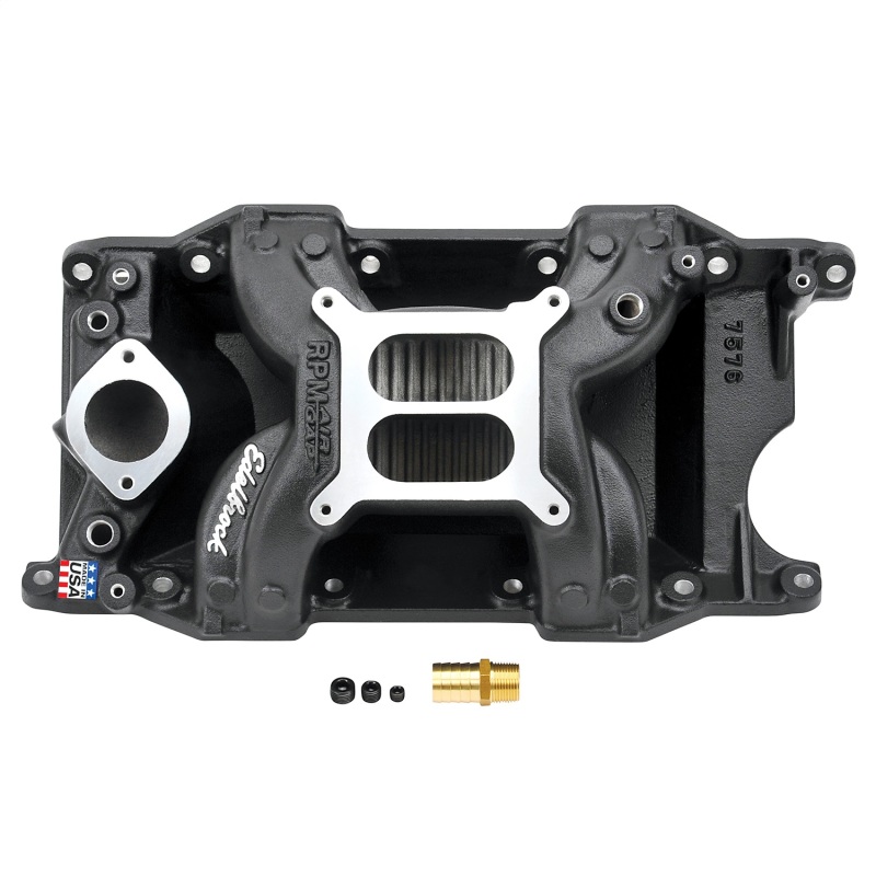 Picture of Edelbrock EDE RPM Air-Gap Intk Manifold Intake Manifolds - 75763