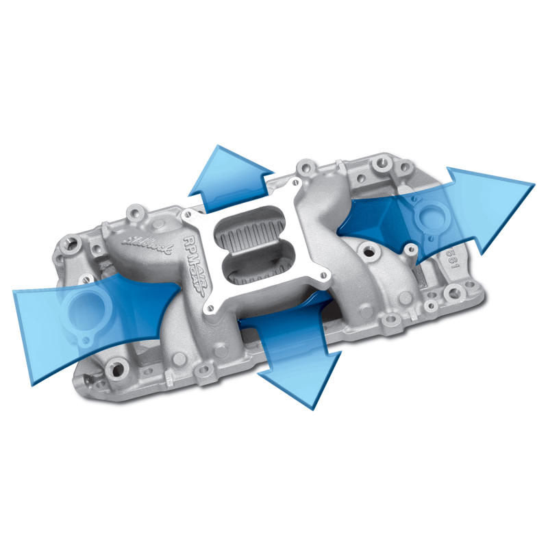 Picture of Edelbrock EDE RPM Air-Gap Intk Manifold Intake Manifolds - 7561