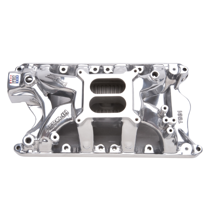 Picture of Edelbrock EDE RPM Air-Gap Intk Manifold Intake Manifolds - 75811
