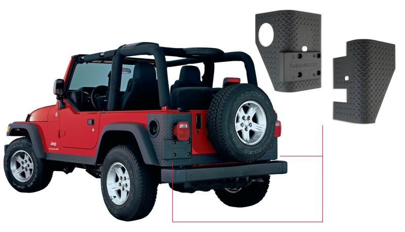 Picture of Bushwacker BUS Trail Armor Body Armor & Rock Rails - 14004