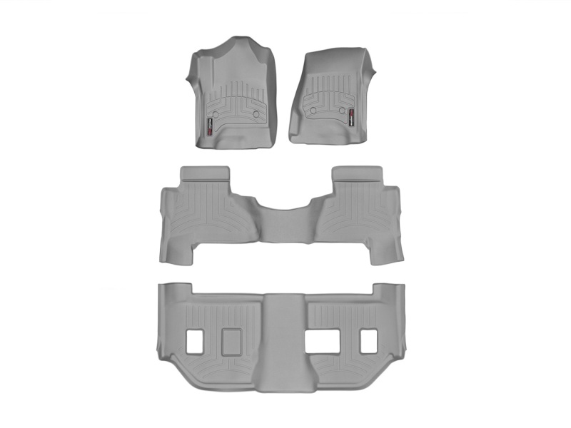 Picture of WeatherTech WT FloorLiner-Front-Grey Floor Mats - 466071-466942-466079